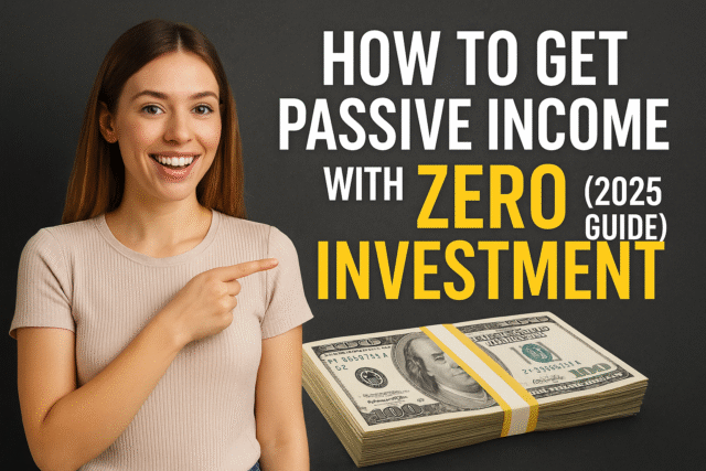 how to get a passive income