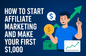 How to Start Affiliate Marketing and Make Your First $1,000 how to start affiliate marketing
