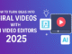 How to Turn Ideas into Viral Videos with AI Video Editors in 2025 AI video editors